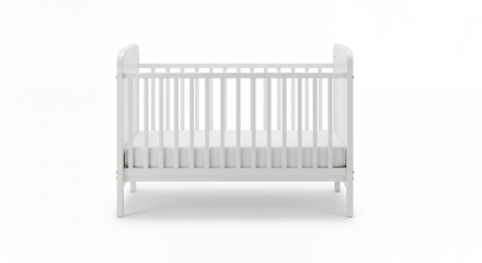 White crib for baby