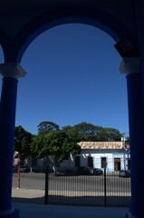 Obraz premium As in almost all of Venezuela, the predominant religion is Catholic, hence the large number of small and large churches.