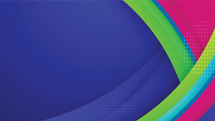 Colorful Gradient Geometric Vector Background