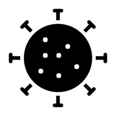 virus glyph icon