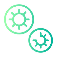 virus gradient icon