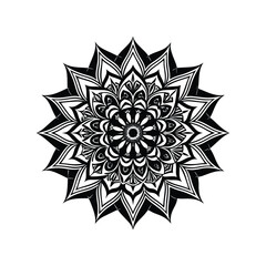  Modern Abstract Mandala Line Art Design (2) .eps