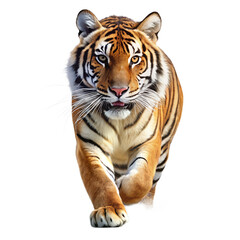 Obraz premium Tiger isolated on white background