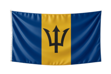 Majestic Waving Flag of Barbados A Symbol of Pride and Independence