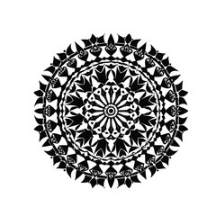  Mandala with Animal Motifs Line Art (2).eps