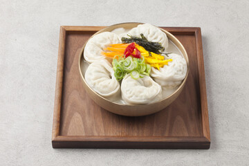  Dumplings are food made by kneading flour or other dough and filling it with vegetables, meat, and...