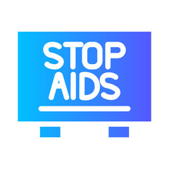 Advertisement gradient icon