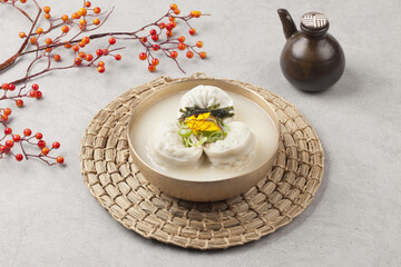  Dumplings are food made by kneading flour or other dough and filling it with vegetables, meat, and...