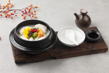  Dumplings are food made by kneading flour or other dough and filling it with vegetables, meat, and...