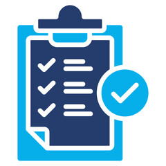 Listing solid color icon