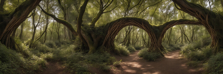Inspired Paths: Wandering Beneath Nature’s Gentle Guidance