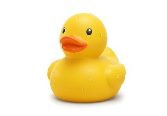 Yellow Rubber Duck Toy Fun Bath Time Accessory for Kids
