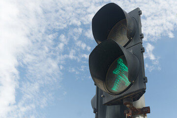 traffic light on the green
