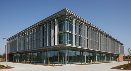 Obraz premium Modern Office Building Exterior Architecture Design