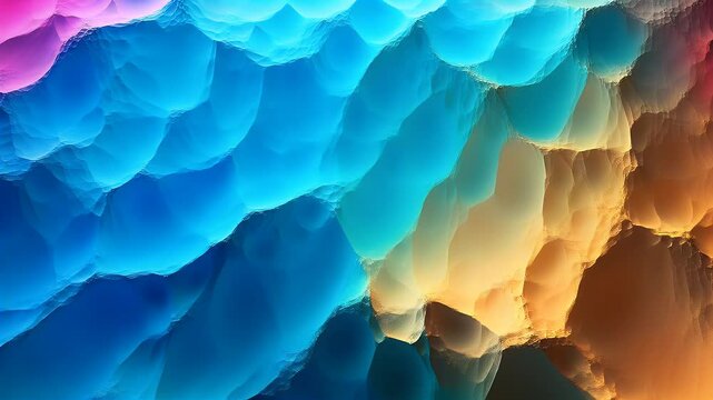 Dynamic Abstract 3D Geometric Design: Modern Background for Creative Projects