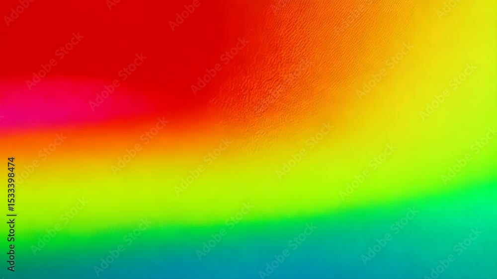 Poster vibrant spectrum with colorful rainbow gradient on rough textured surface, showcasing a smooth, flow