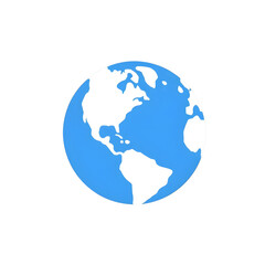 Naklejka premium earth globe blue