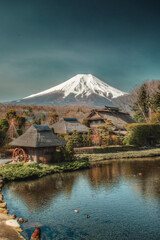 oshinohakkai in yamanashi japan