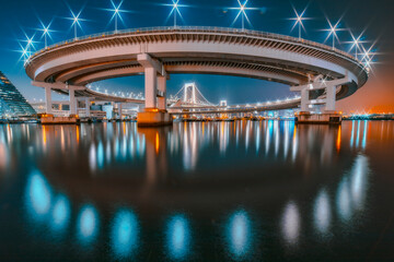 rainbow bridge in tokyo