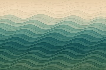 Obraz premium Panoramic abstract organic lines flowing across wide canvas creating natural wallpaper design