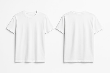 Premium T-Shirt Mockup Template with Front and Back Views for Apparel Marketing