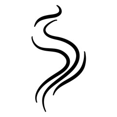 Smoke Icon. Steam Icon. Smell Icon. Vector Illustration. 