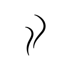 Smoke Icon. Steam Icon. Smell Icon. Vector Illustration. 