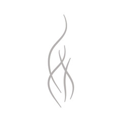 Wavy steam on water, tea, coffee, food. Vector illustration 