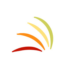 Colorful line doodle seamless pattern. Trendy design elements. Vector illustration 