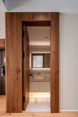 Elegant Bathroom Entrance
