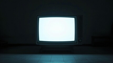 Vintage TV Static Glow