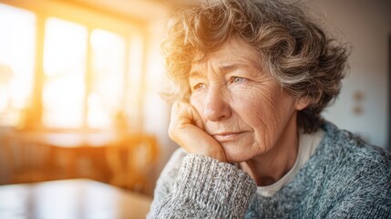 dementia, rates, aging, alzheimer, cognitive, woman, confused, expression, alone, sunlit, room, empty, chair, memory, loss, soft, warm, elderly, senior, sadness, isolation, loneliness, mental, health,