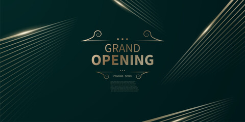 Beautiful grand opening card design background Elegant vector illustration for your business