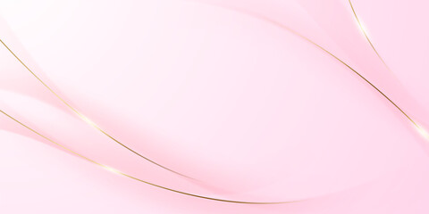 pink background design With luxurious effect elements Vector illustration