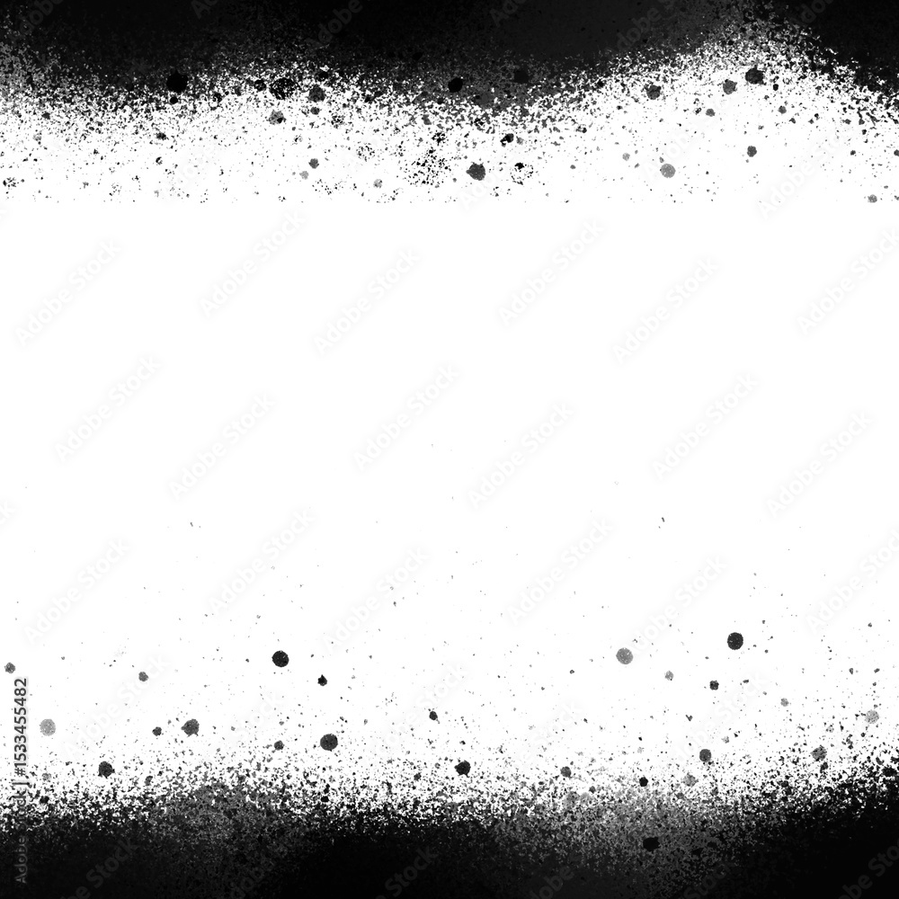 Poster grungy black border texture: a transparent background with distressed edges for creative designs and