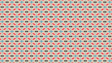 Digital seamless pattern background for fashion textile vector.