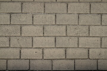 concrete wall, brick texture, construction, masonry, concrete bricks, wall background, aged...