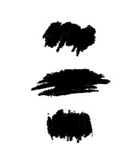 thick line chalk brush stroke collection