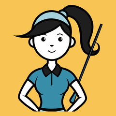 cartoon illustration of a pirate