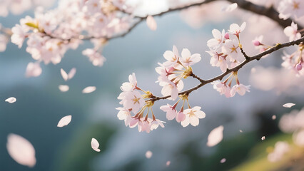 Fototapeta premium pink cherry blossom