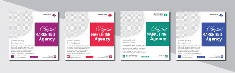 Social Media Post and agency banner