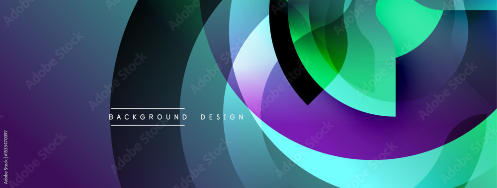 Poster abstract fluid shapes, vibrant colors blend. modern design, dynamic composition, gradient effect cre