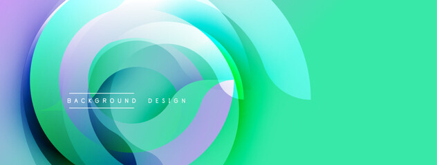 Abstract fluid shapes, vibrant colors blend. Modern design, dynamic composition, smooth gradients create visual interest.