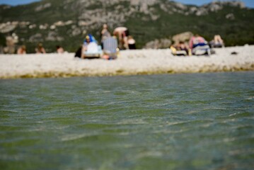 Beach in Paleokastritsa.