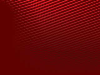 Abstract red geometric lines on red background. Modern shiny gradient red futuristic pattern. Futuristic technology concept, suitable for cover, poster, banner, flyer, website, etc.	