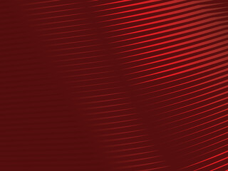 Abstract red geometric lines on red background. Modern shiny gradient red futuristic pattern. Futuristic technology concept, suitable for cover, poster, banner, flyer, website, etc.	