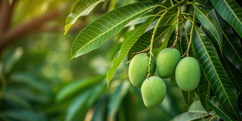 green mangos plant