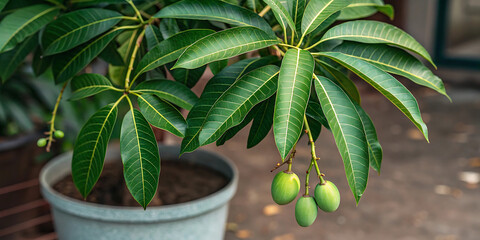 green mangos plant