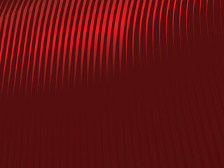 Abstract red geometric lines on red background. Modern shiny gradient red futuristic pattern. Futuristic technology concept, suitable for cover, poster, banner, flyer, website, etc.	