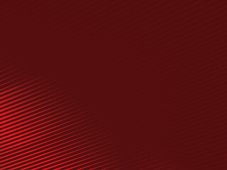 Abstract red geometric lines on red background. Modern shiny gradient red futuristic pattern. Futuristic technology concept, suitable for cover, poster, banner, flyer, website, etc.	